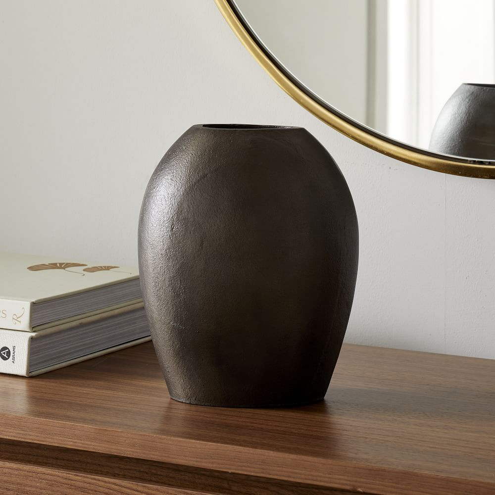 Metal Pebble Vases | West Elm (US)