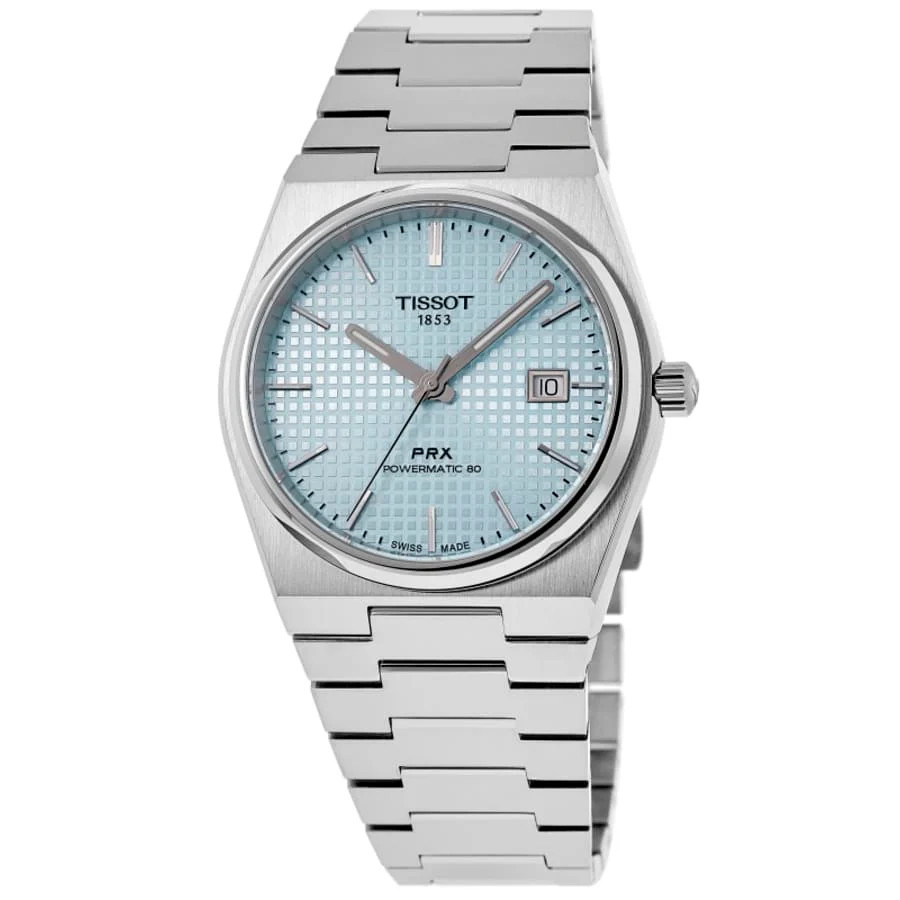 Tissot PRX Powermatic 80 Light Blue Dial Steel Men's Watch T137.407.11.351.00 | Shop Simon