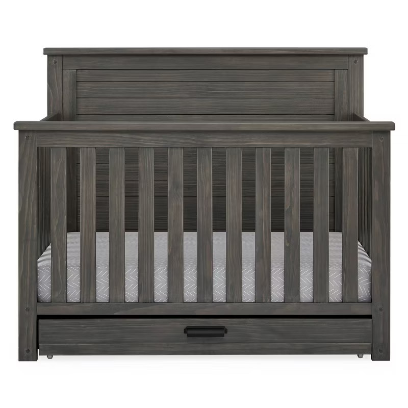 Simmons Kids' Caden 6-in-1 Convertible Crib with Trundle Drawer | Target