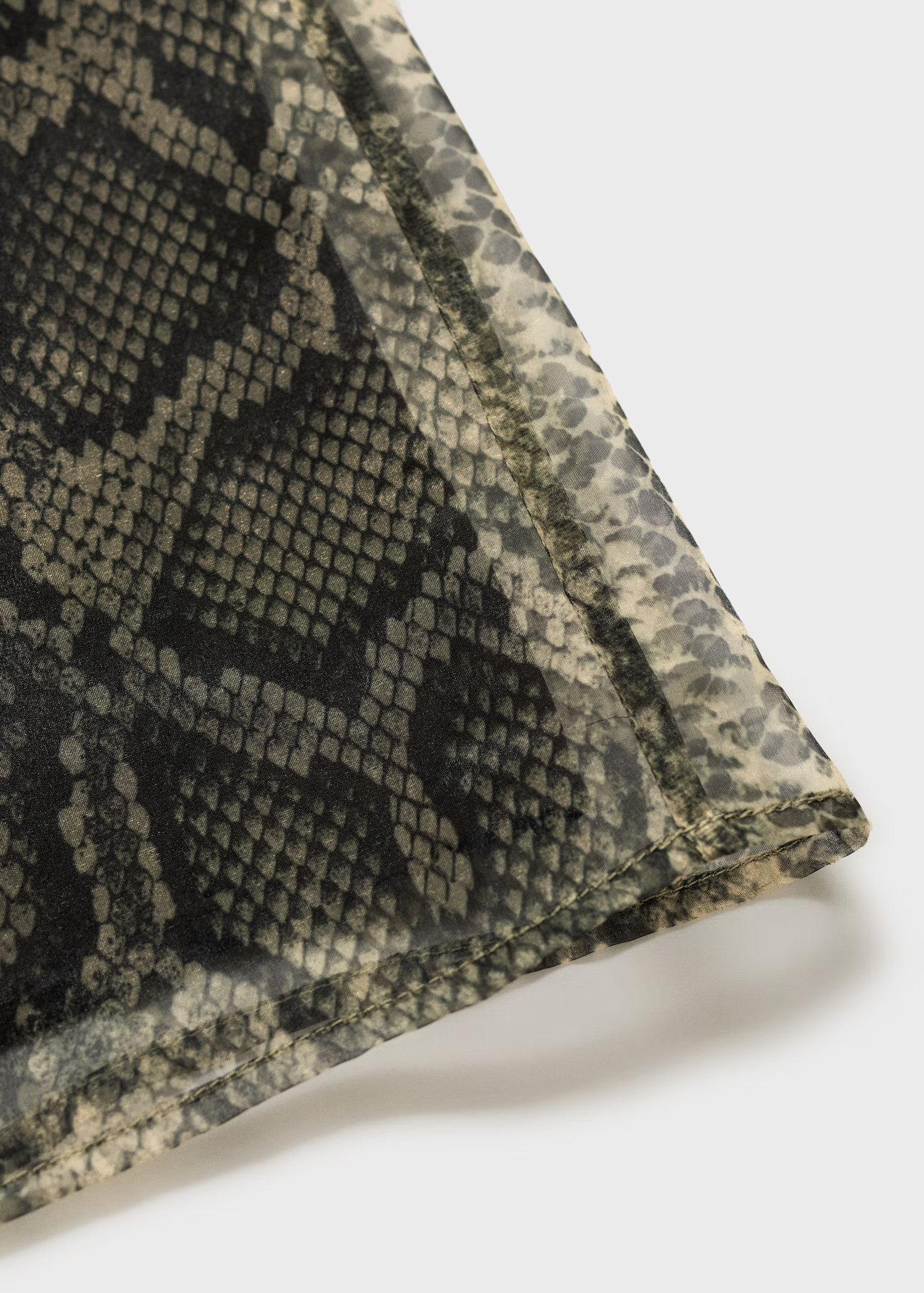 Open-back organza dress | MANGO (UK)