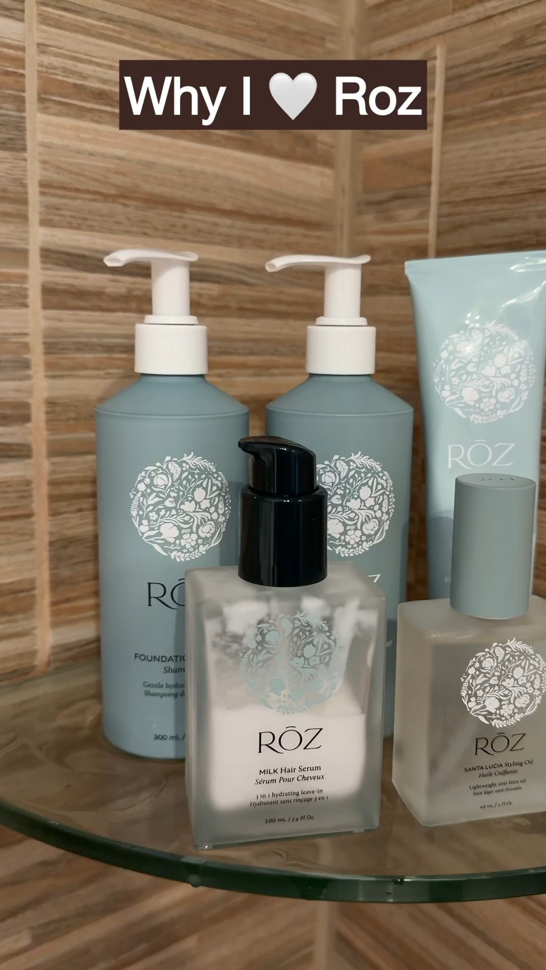 Why I love ROZ haircare 🤍✨
	1.	Quality: These products actually work for my thick, wavy hair. They hydrate, smooth, and make my hair feel healthy without weighing it down.
	2.	Scent: It smells like a day at the spa… clean, fresh, and luxe.
	3.	Presentation: The packaging is so beautiful it deserves to live on your shower shelf.

My current lineup: shampoo, conditioner, hair mask, hair serum, and styling oil (the combo is so good). Linked for you 🤍

#LTKselfcare #LTKBeauty #LTKgrwm