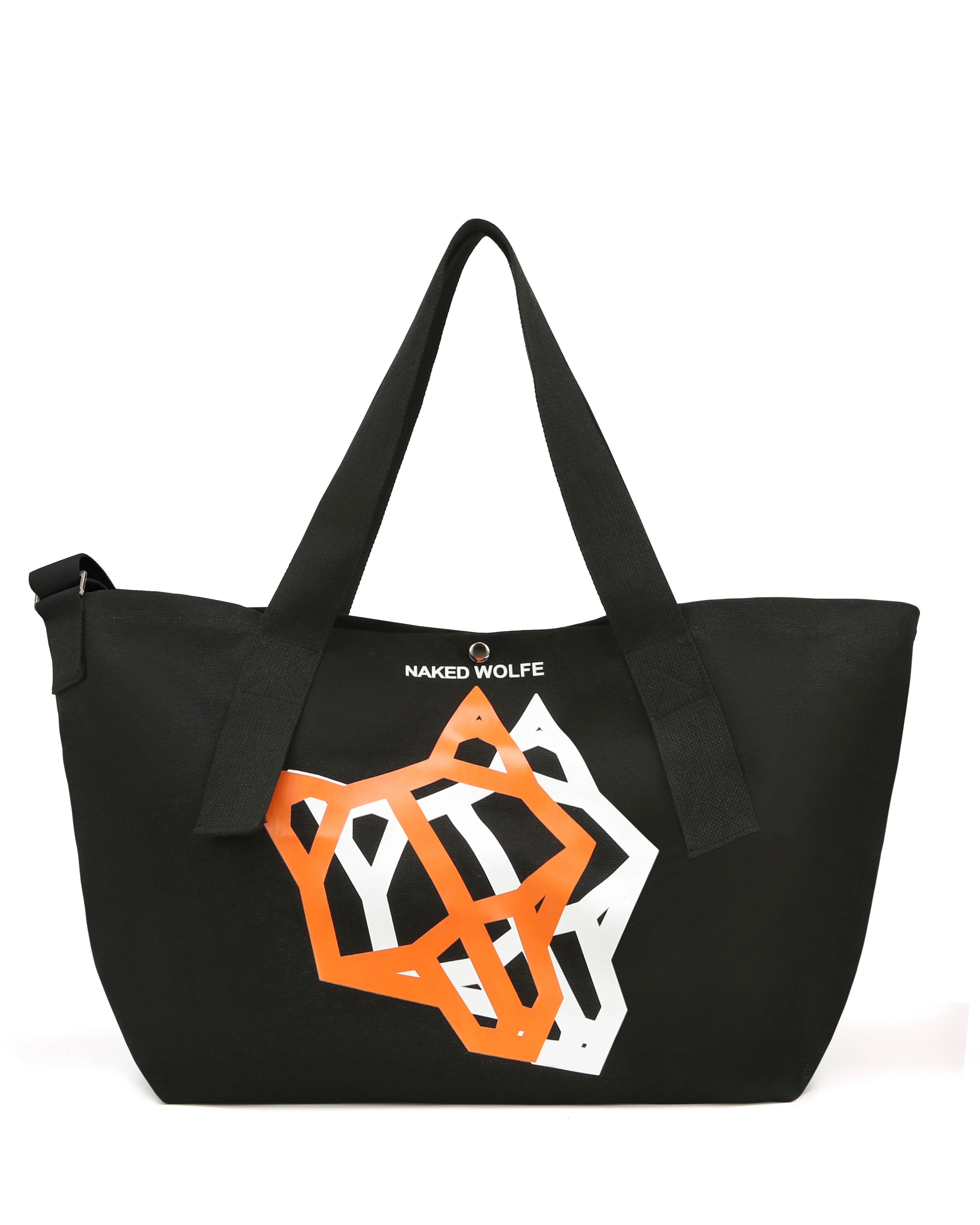 Tote Bag Black/ Orange | Naked Wolfe