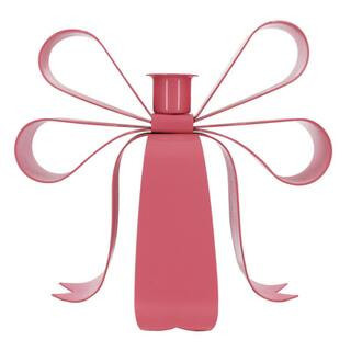 Bow Taper Candle Holder by Ashland® in Pink | Small | Michaels® | Michaels Stores