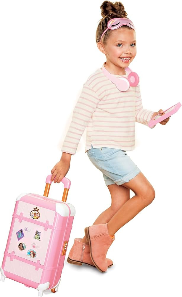 Disney Princess Travel Suitcase Play Set for Girls with Luggage Tag by Disney Princess Style Coll... | Amazon (US)