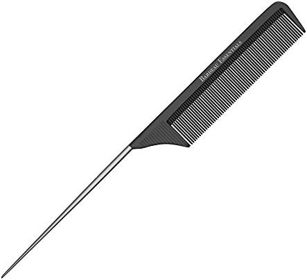 Professional 8.8 Inch Tail Comb - Black Carbon Fiber And Stainless Steel Pintail - Anti Static And H | Amazon (US)