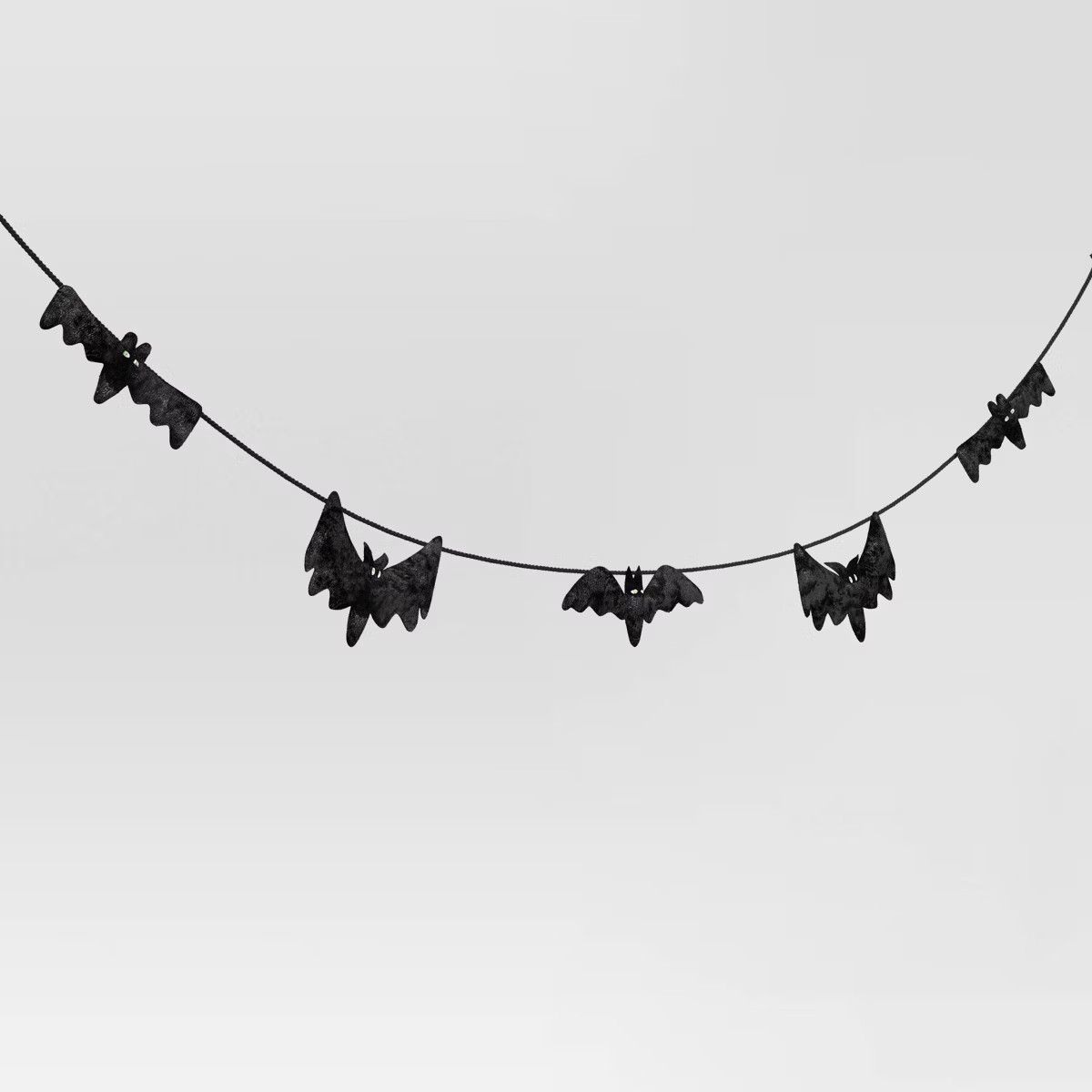 72" Velvet Bat Garland - Black - Hyde and EEK! Boutique™ | Target