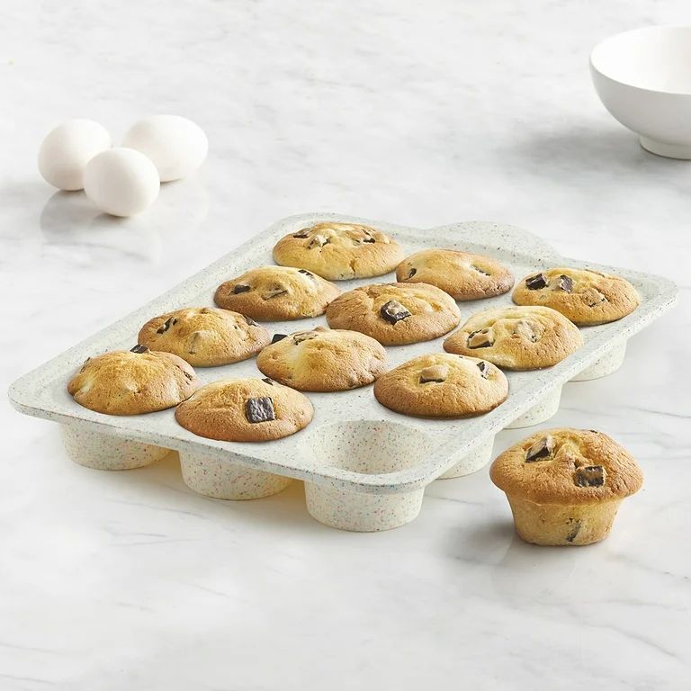 Trudeau Silicone 12 Count Muffin Pan, Multicolor Confetti, Dishwasher Safe | Walmart (US)