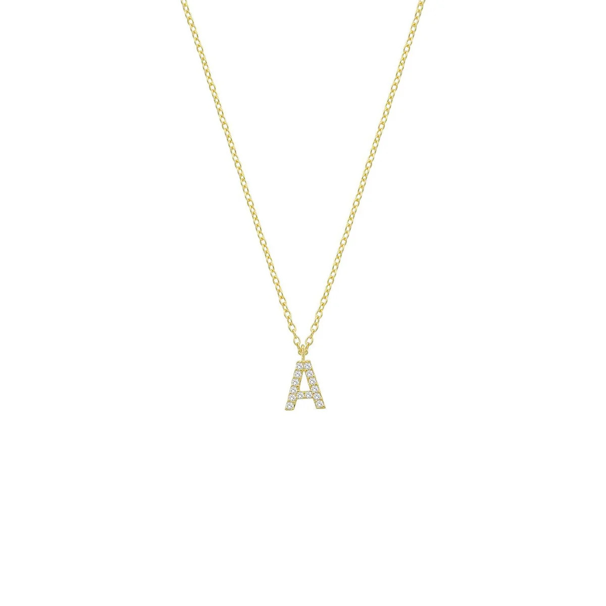 Classic Initial Necklaces | The Sis Kiss