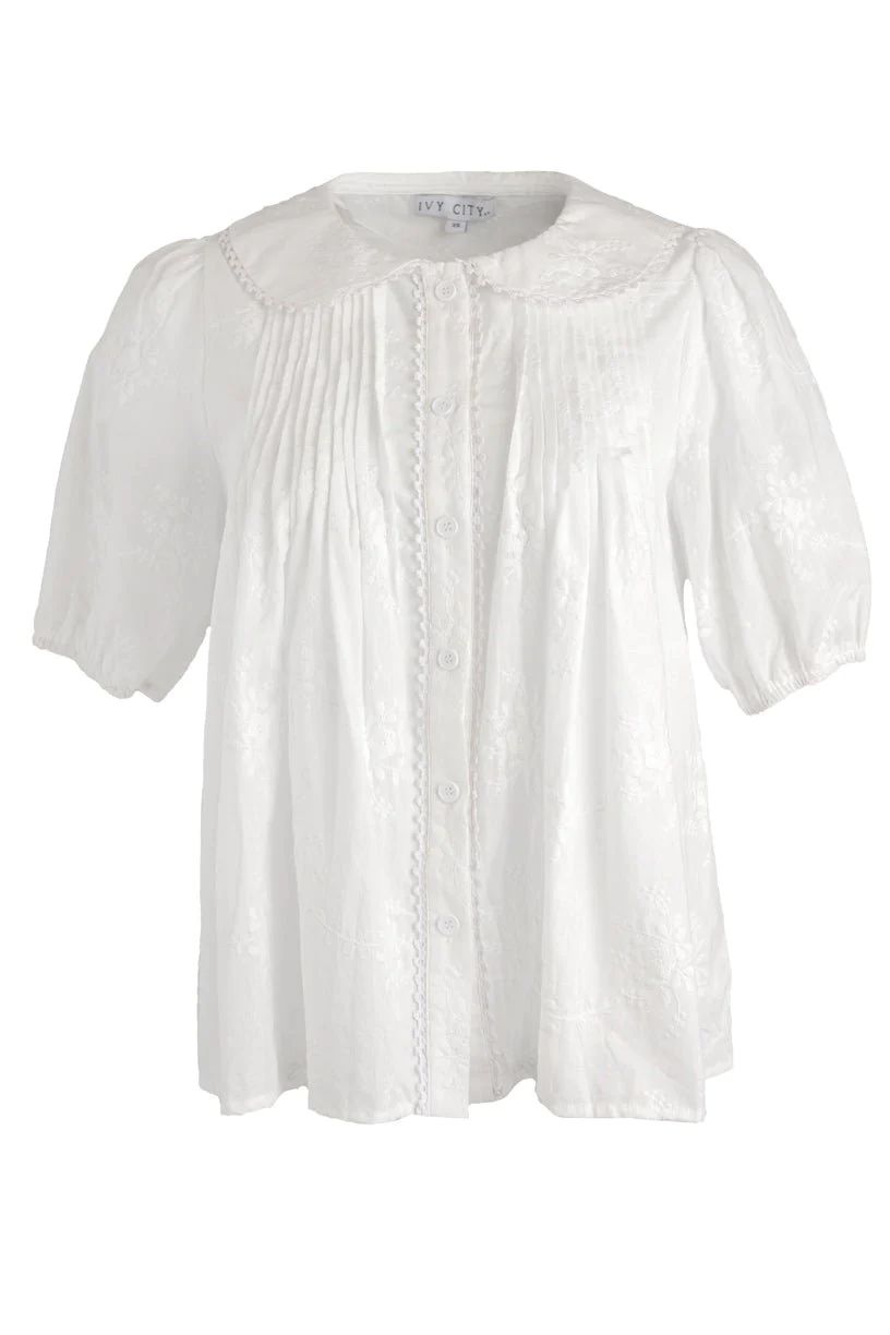 Betty Blouse in White | Ivy City Co