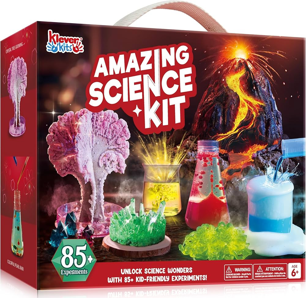 Klever Kits Amazing Science Kits- 85+ Experiments Educational Toys, STEM Activities with Erupting... | Amazon (US)