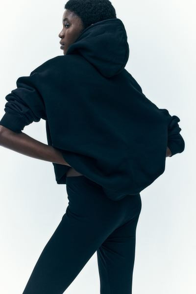 Hoodie - Long sleeve - Regular length - Beige - Ladies | H&M US | H&M (US + CA)