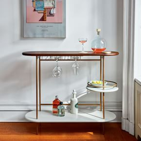 Tiered Bar Console (40") | West Elm (US)