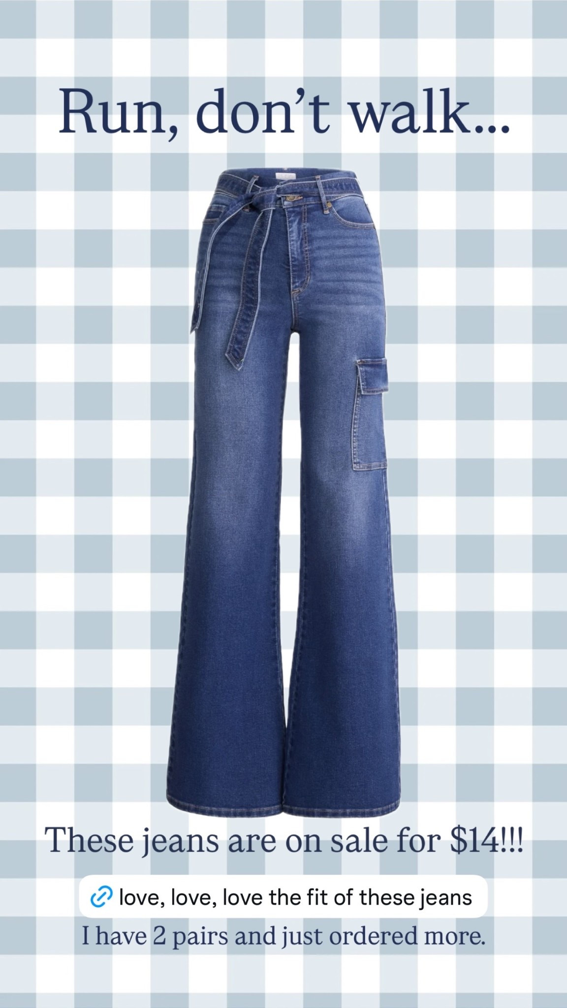 Run, don’t walk…..These jeans are on sale for $14!!! I have 2 pairs and just ordered more.

#LTKSaleAlert