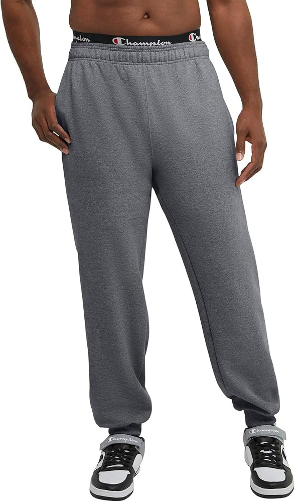 Champion Men's Joggers, Powerblend, Fleece Joggers, Comfortable Sweatpants for Men (Reg. or Big &... | Amazon (US)