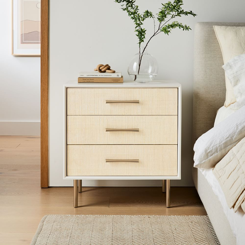 Margot Raffia Nightstand (28") | West Elm (US)