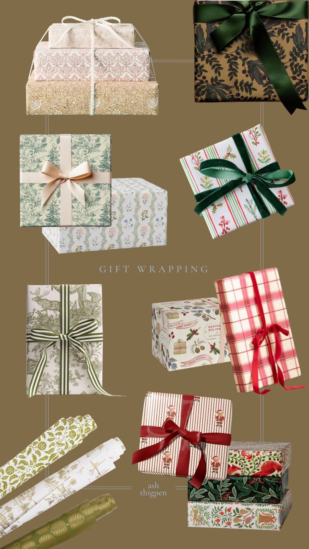 Gift wrap // presents, gifts, holidays, christmas 

#LTKGiftGuide #LTKSeasonal #LTKHoliday