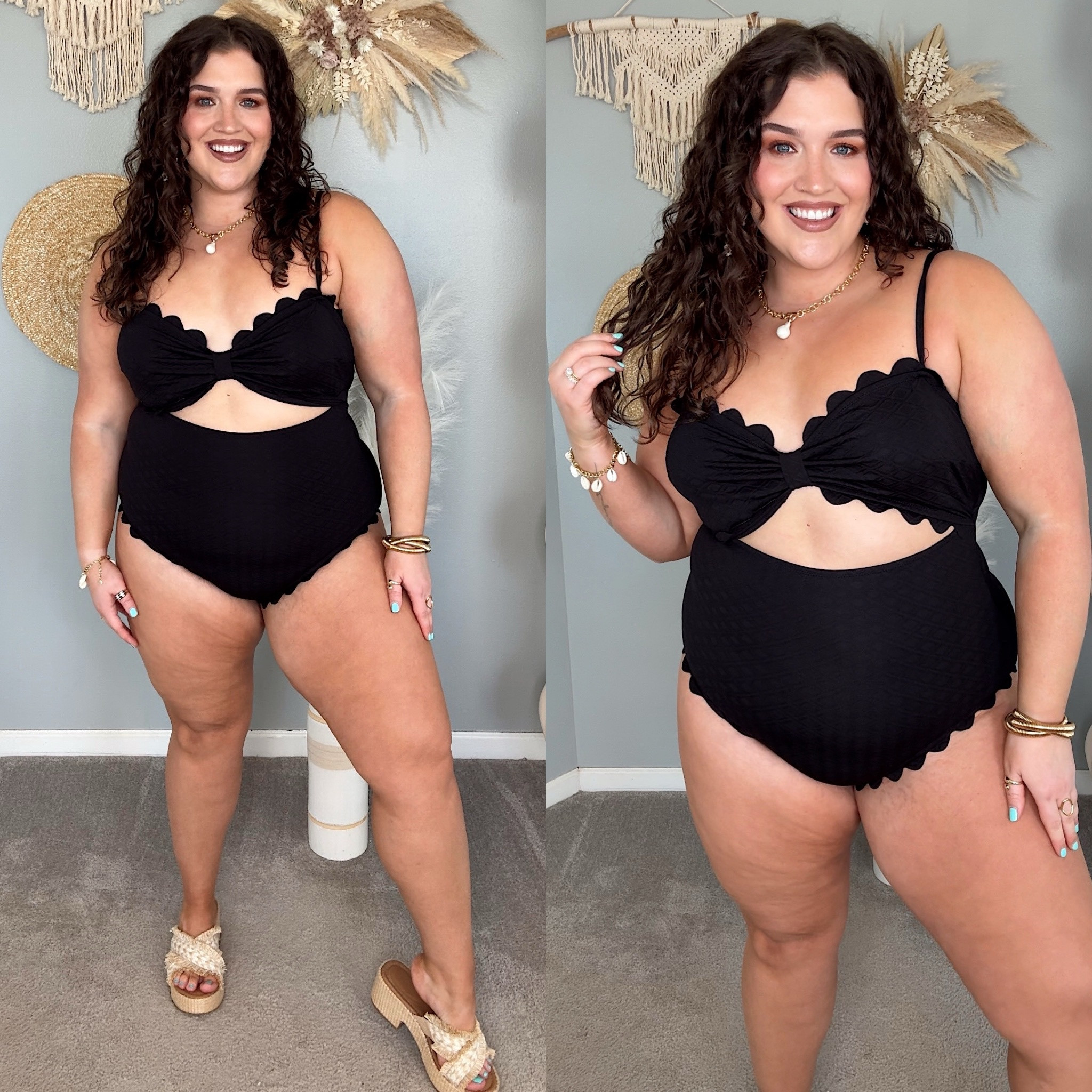 Amazon one piece swimsuit + crochet coverup ☀️🐚🌺 Size XL in coverup, XXL in swimwear 

#LTKSwim #LTKPlusSize #LTKStyleTip