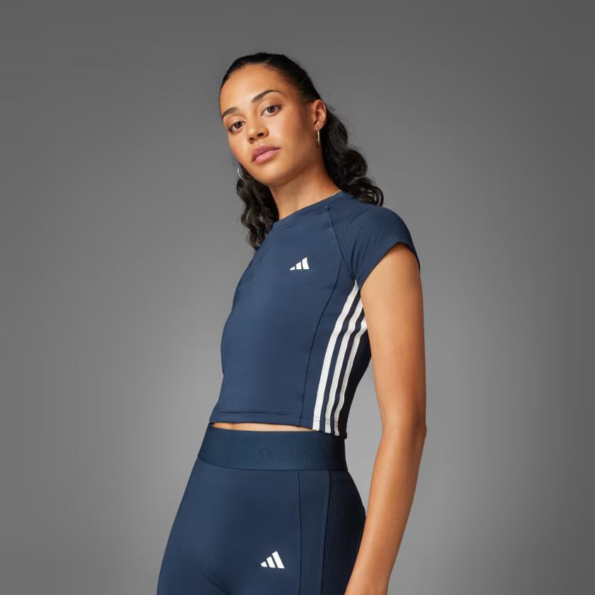 Hyperglam Rib Tee | adidas (US)