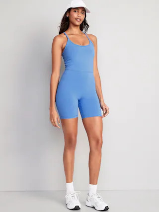 PowerChill Cami Bodysuit for Women -- 6-inch inseam | Old Navy (US)