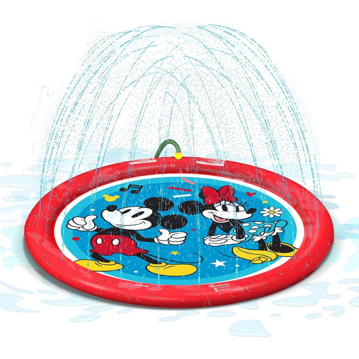 GoFloats Disney Mickey and Minnie Kids' Water Splash Pad Mat and Sprinkler | Target