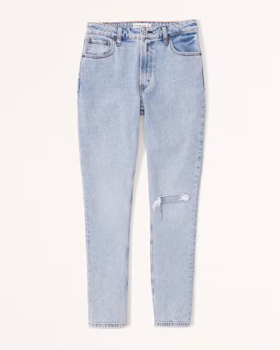 Women's Curve Love High Rise Skinny Jean | Women's Clearance | Abercrombie.com | Abercrombie & Fitch (US)