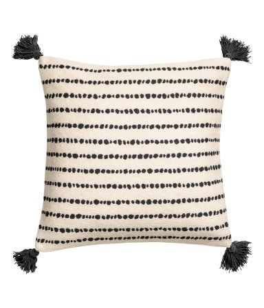 H&M Cushion Cover with Tassels $12.99 | H&M (US)