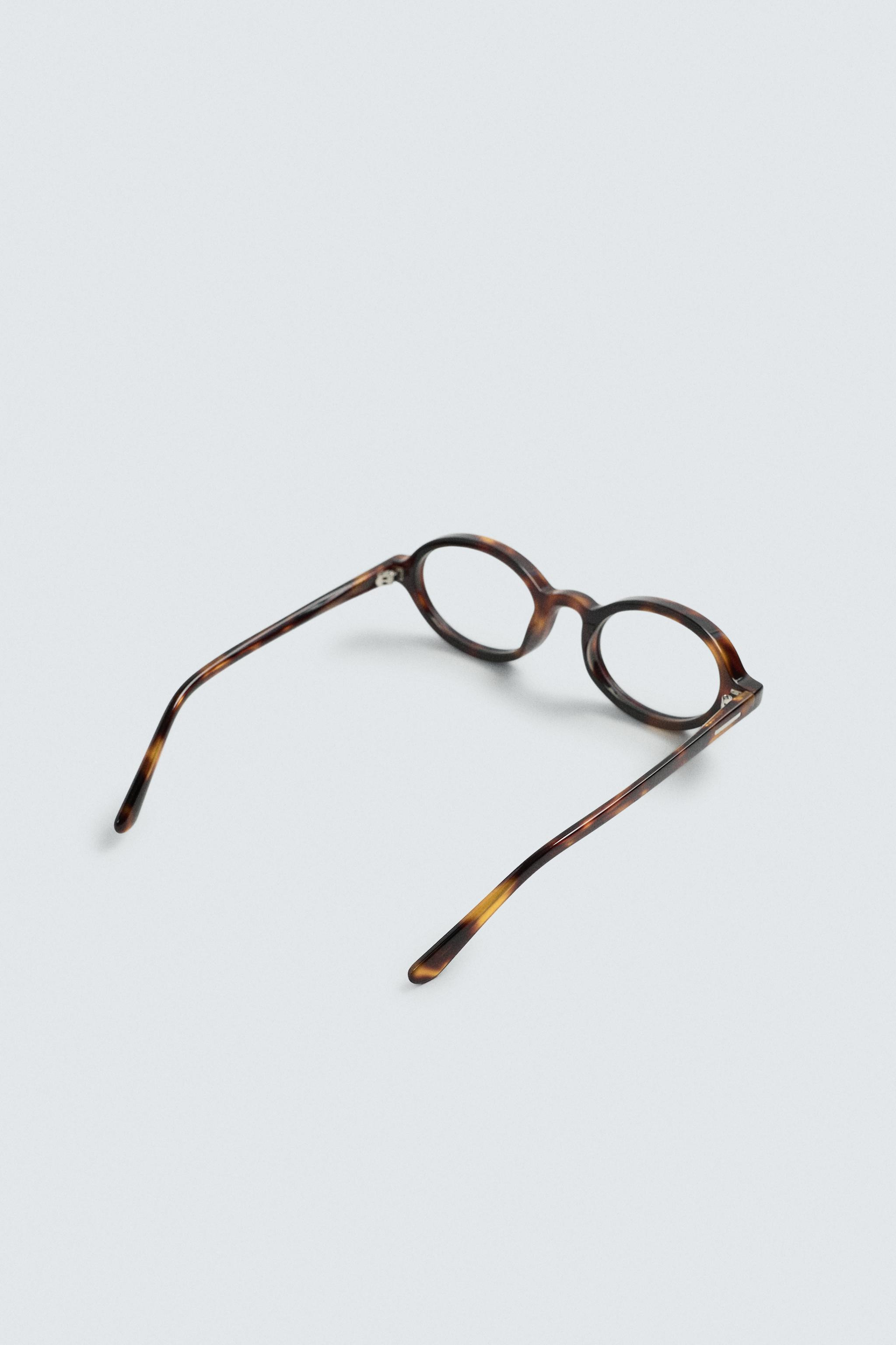 TORTOISESHELL EFFECT OVAL SUNGLASSES | Zara US