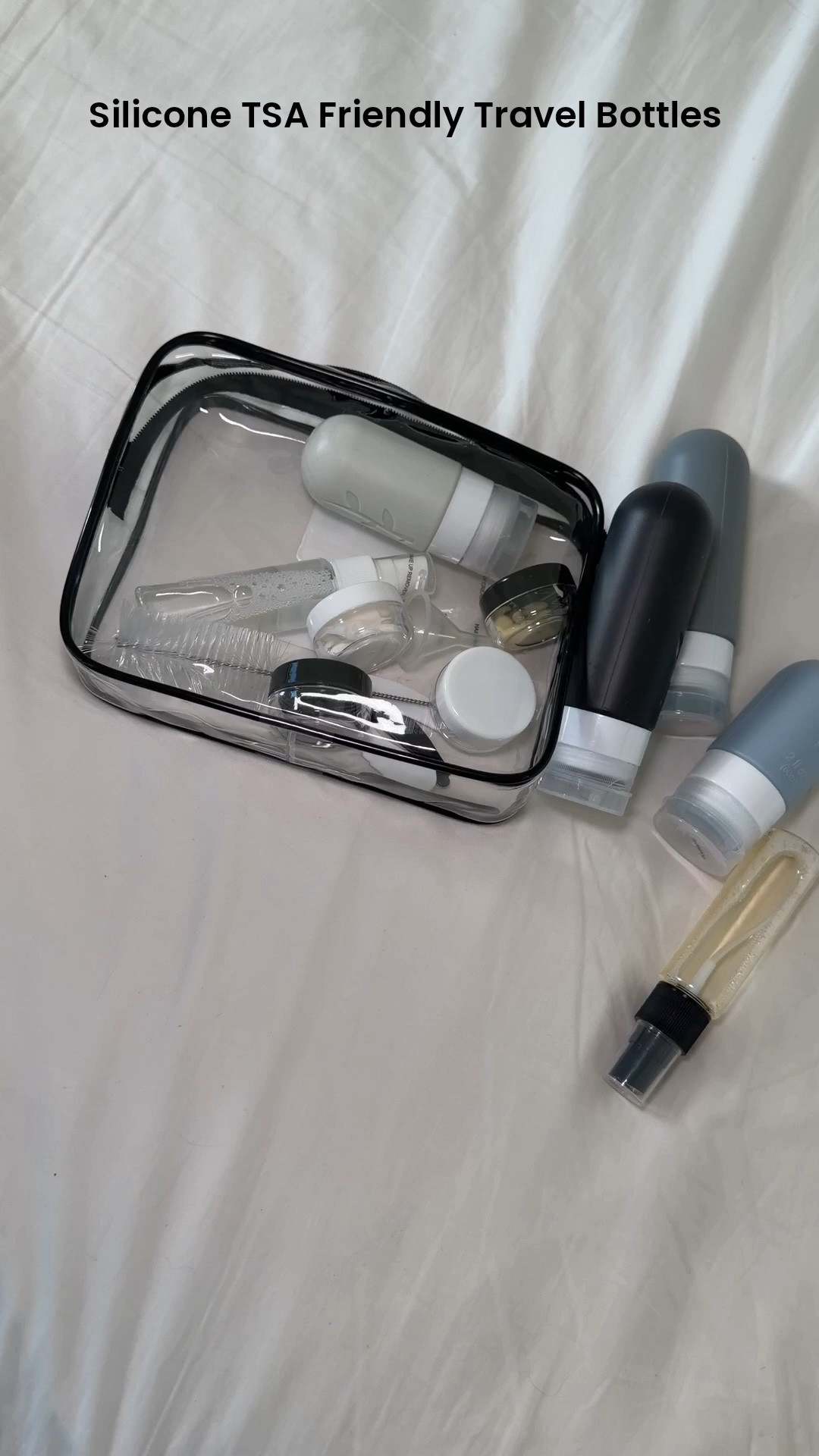 Love how compact they are and they fill a lot of product! TSA friendly, can take on carry on. I used almost all of the bottles and containers - only $10

#LTKTravel #LTKdayinmylife #LTKBeauty