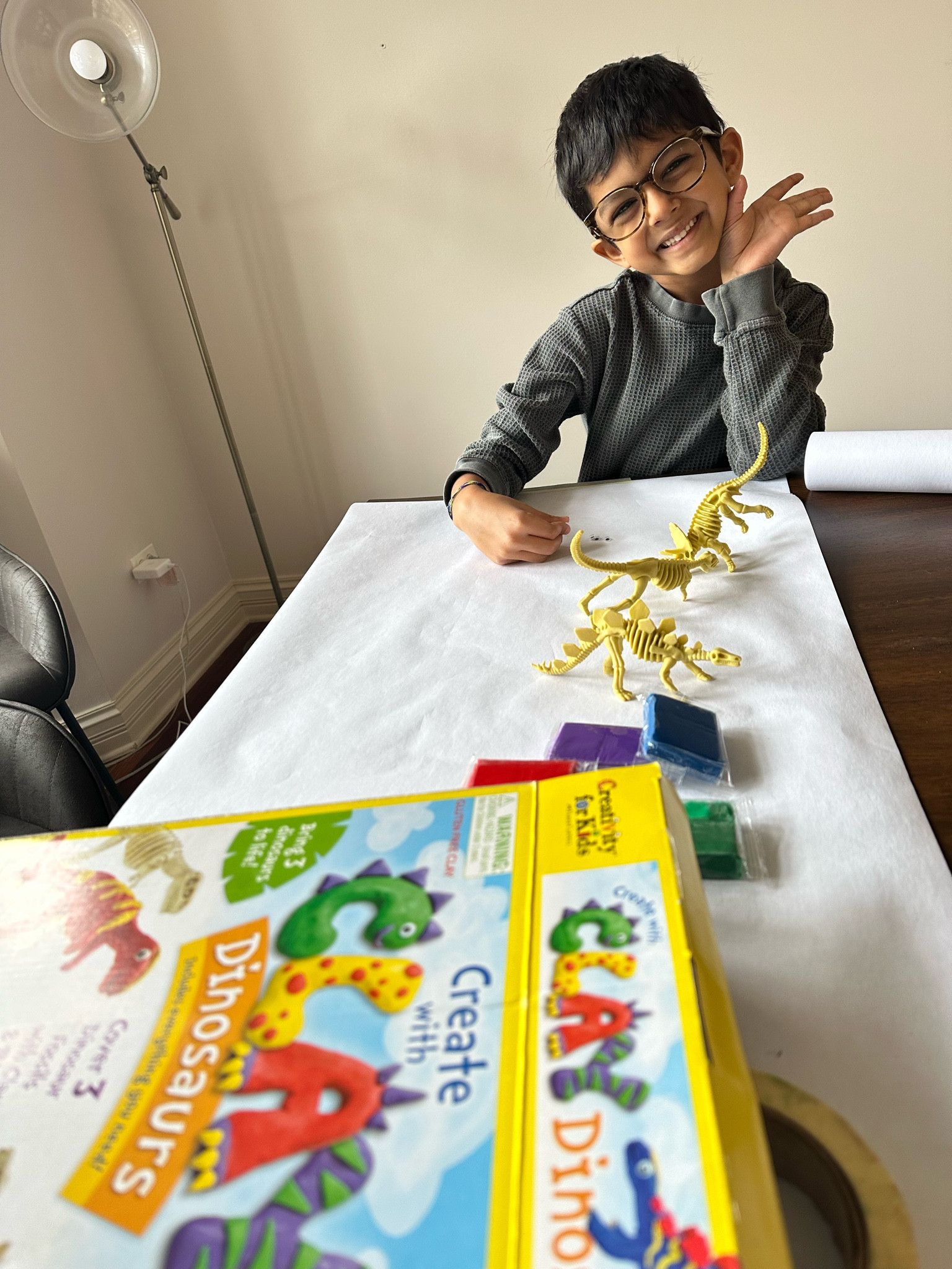 Spring break activity! Clay dinosaurs 

#LTKkids #LTKFind