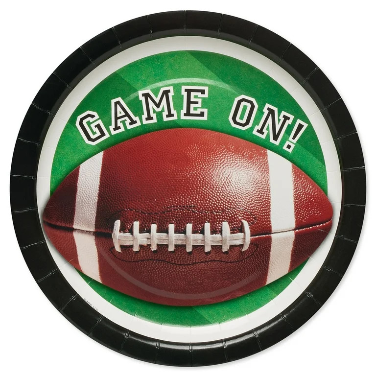 American Greetings Football Party Supplies, Football Dinner Plates (36-Count) | Walmart (US)