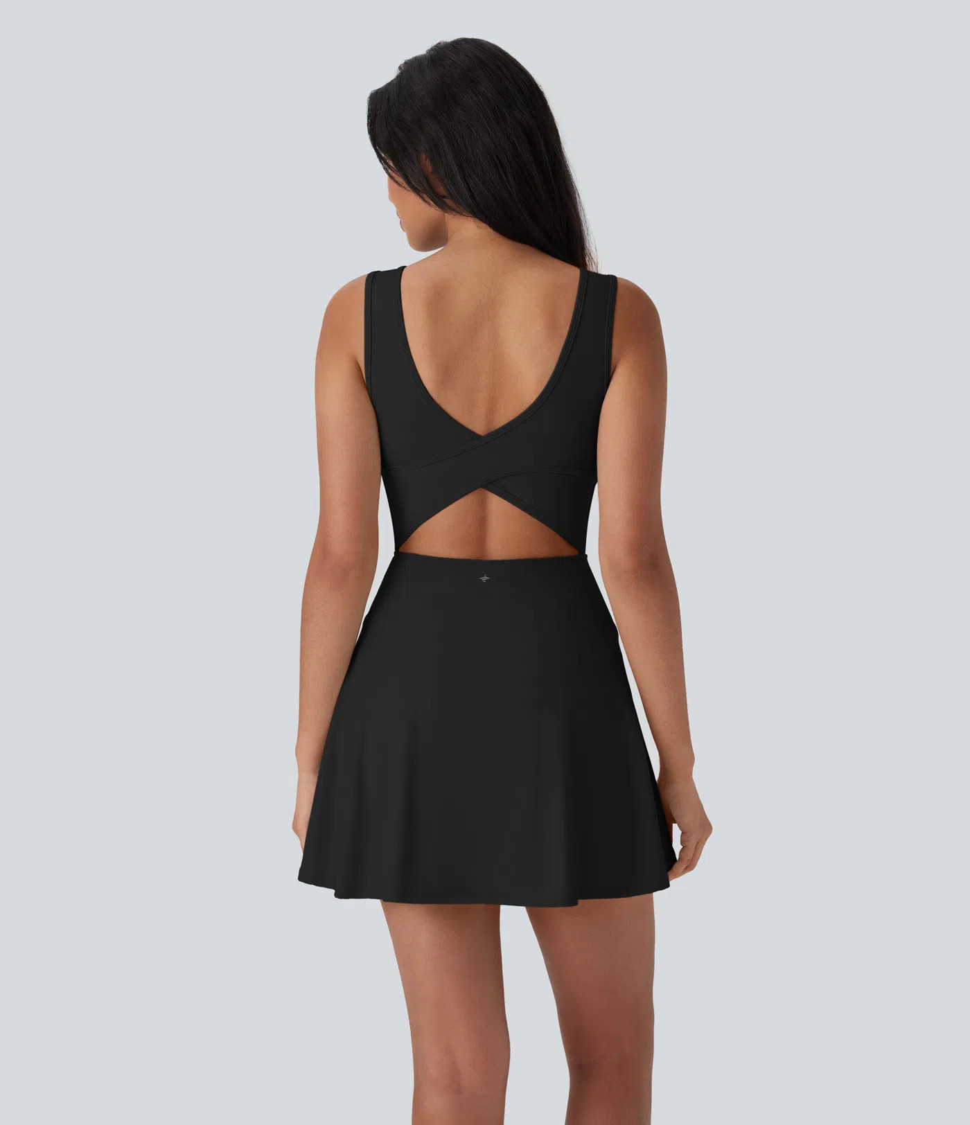 Women’s SoftlyZero™ Airy U Neck 2-in-1 Pocket Mini Cool Touch Dance Active Dress-Easy Peezy -... | HALARA