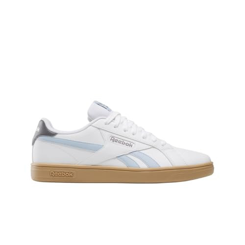 Reebok Unisex Court Retro Sneaker, White/Y2k Blue/Gum, 9.5 Women/ 8 Men | Amazon (US)