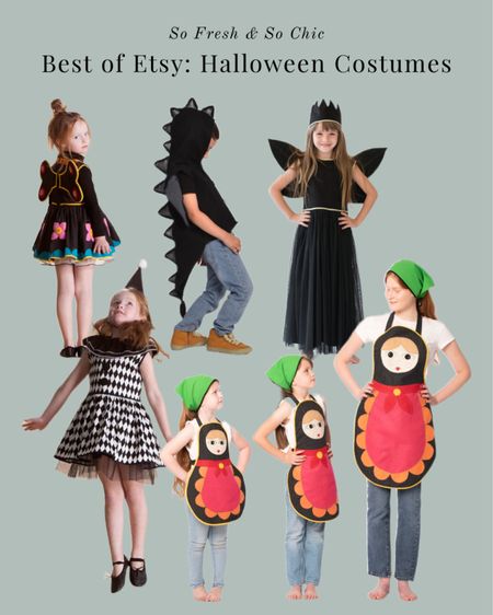 Super cute Halloween costumes for kids! These will sell out so fast!
-
Mother daughter Halloween costume - Mother son Halloween costume - Russian nesting doll costume - Black fairy Halloween costume for kids - girls Halloween costumes - boys Halloween costumes - vintage clown costume for girls - dinosaur costume for boys - forest fairy costume for girls - creative costumes - Etsy 

#LTKfamily #LTKkids #LTKHalloween