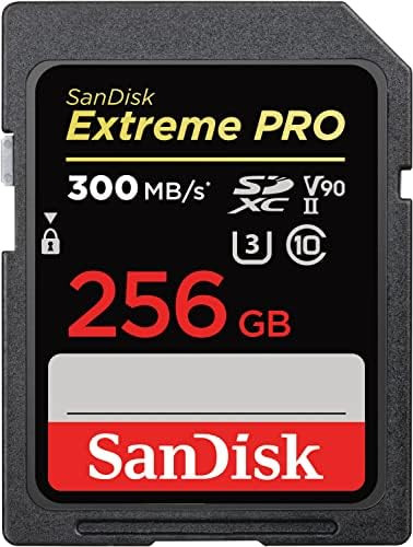SanDisk 256GB Extreme PRO SDXC UHS-II Memory Card - C10, U3, V90, 8K, 4K, Full HD Video, SD Card ... | Amazon (US)