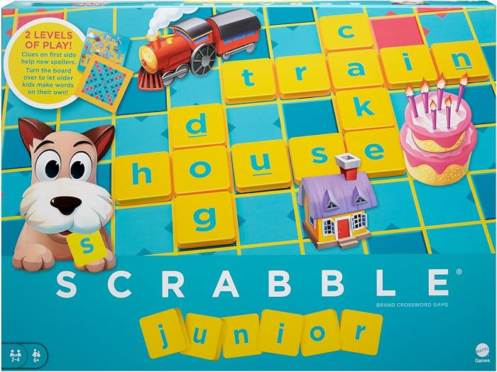 Mattel Games Scrabble Junior Board Game for Ages 6+, English Edition | Amazon (UK)