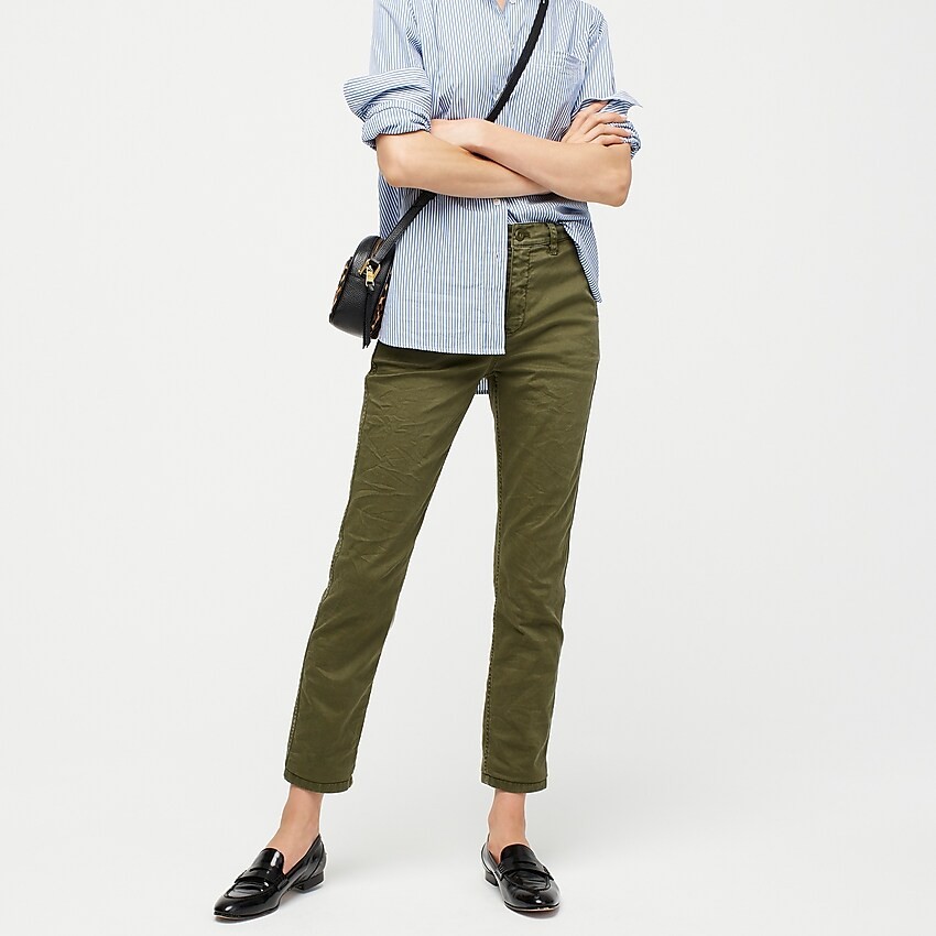 Vintage straight pant in garment-dyed stretch chino | J. Crew US