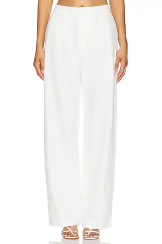 Enza Costa Twill Sartorial Pant in Off White from Revolve.com | Revolve Clothing (Global)