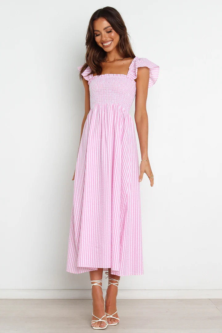 Daniela Dress - Pink Stripe | Petal & Pup (US)