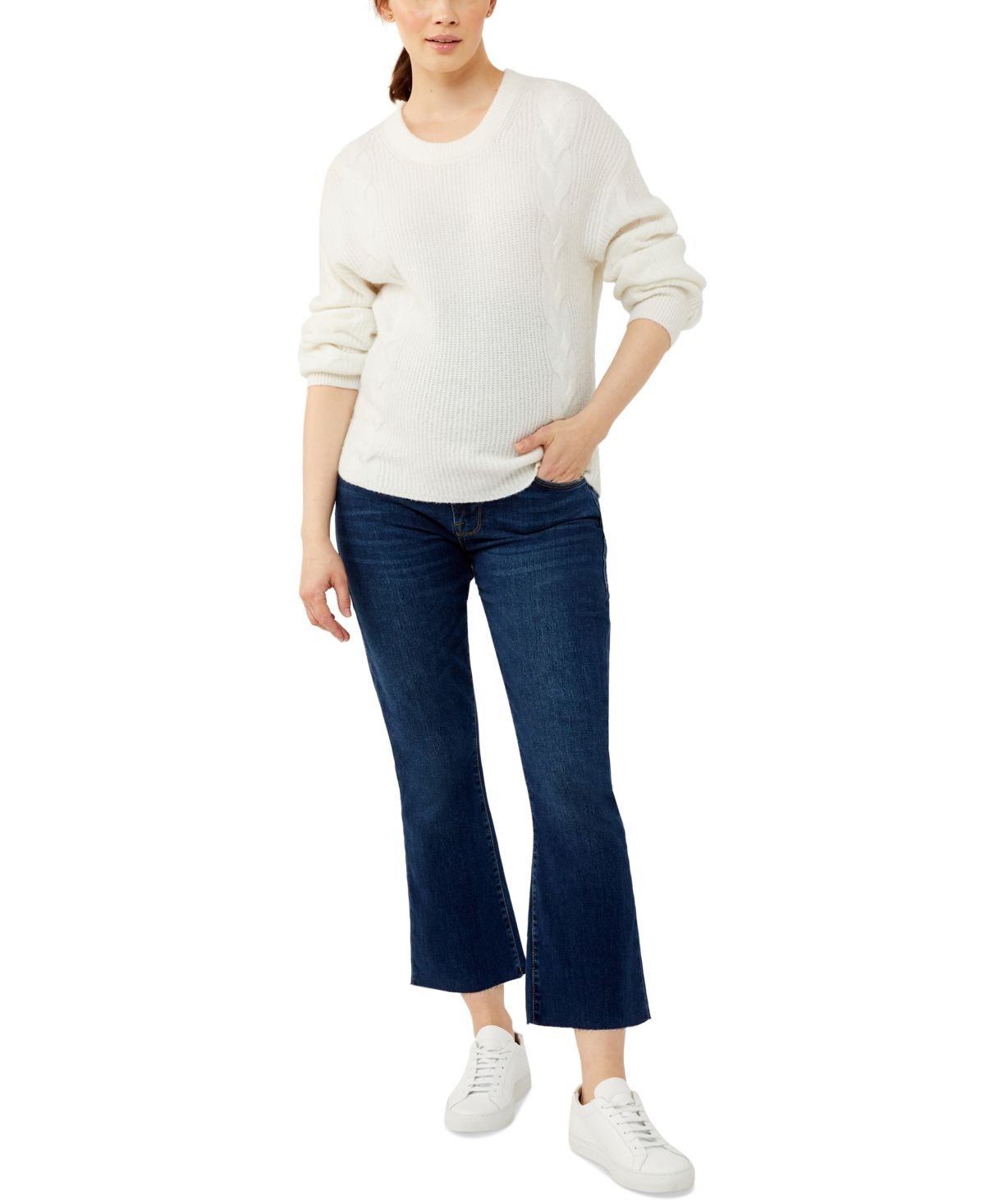 Frame Le One Secret Fit Belly Skinny Maternity Jeans | Macys (US)