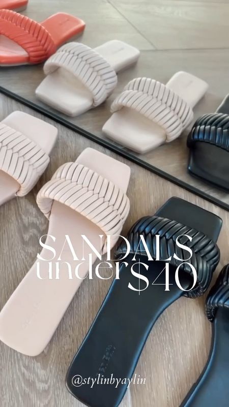 Sandals under $40 for spring summer! I found these sandals to run small, if you are in between sizes I recommend sizing up!
#StylinbyAylin #Aylin

#LTKshoecrush #LTKfindsunder50 #LTKstyletip