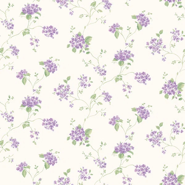 Miniatures 2 Lilac Trail 33' L x 21" W Wallpaper Roll | Wayfair North America