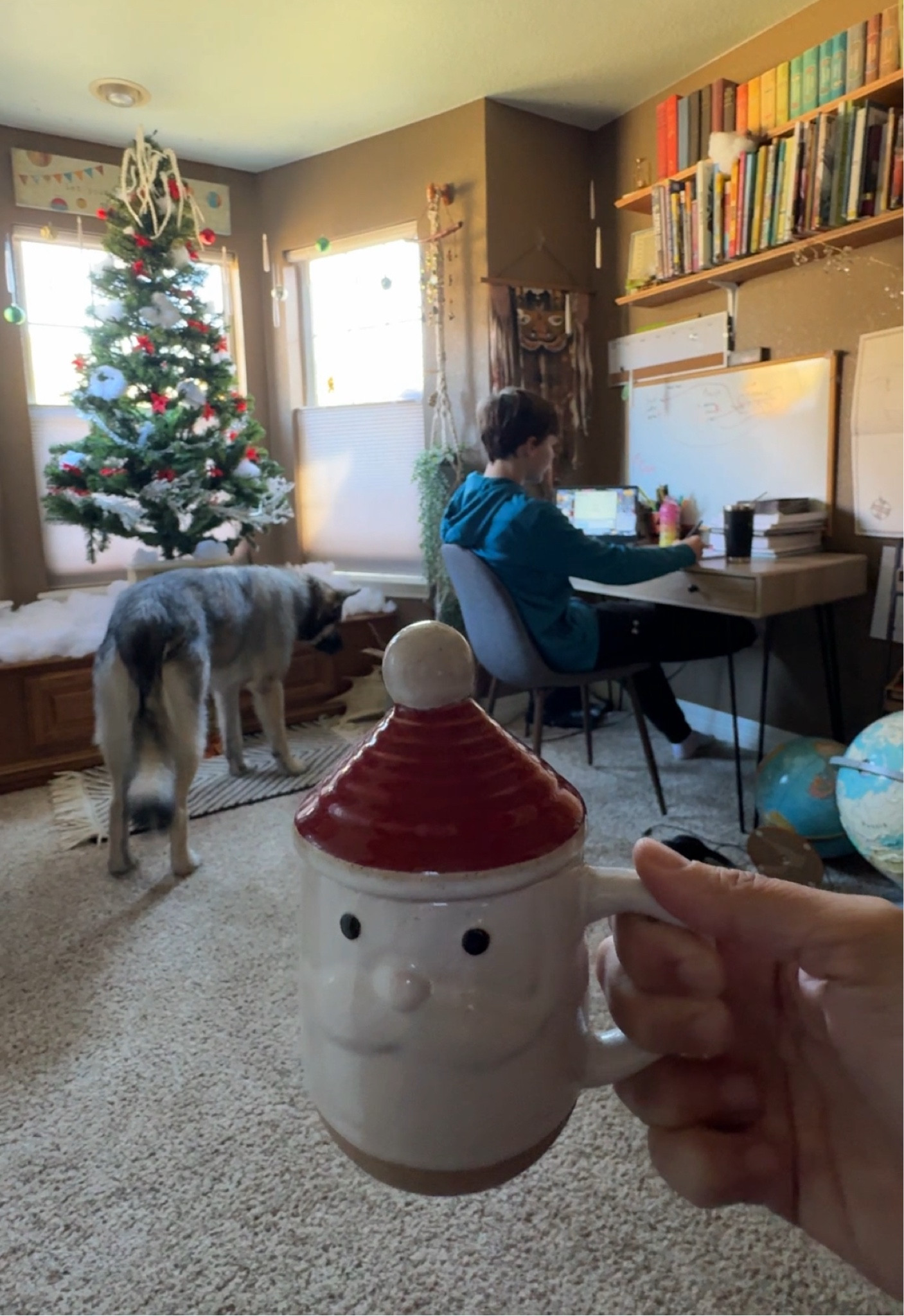 Just a little cozy schooling scene. 