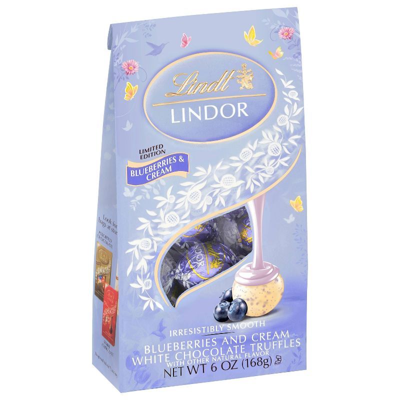 Lindt Lindor Easter Blueberries and Cream Bag - 6oz | Target