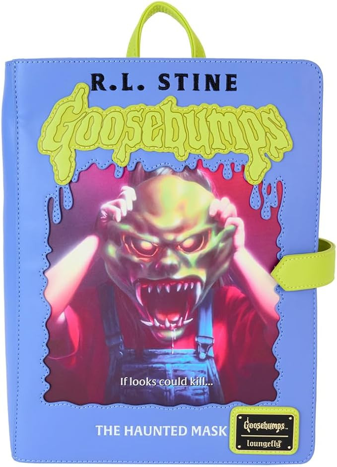 Loungefly Goosebumps The Haunted Mask Book Cover Glow Mini Backpack | Amazon (US)