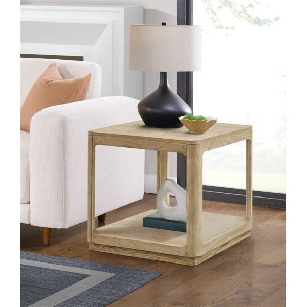 Mariet Wood End Table with Shelf | Wayfair North America