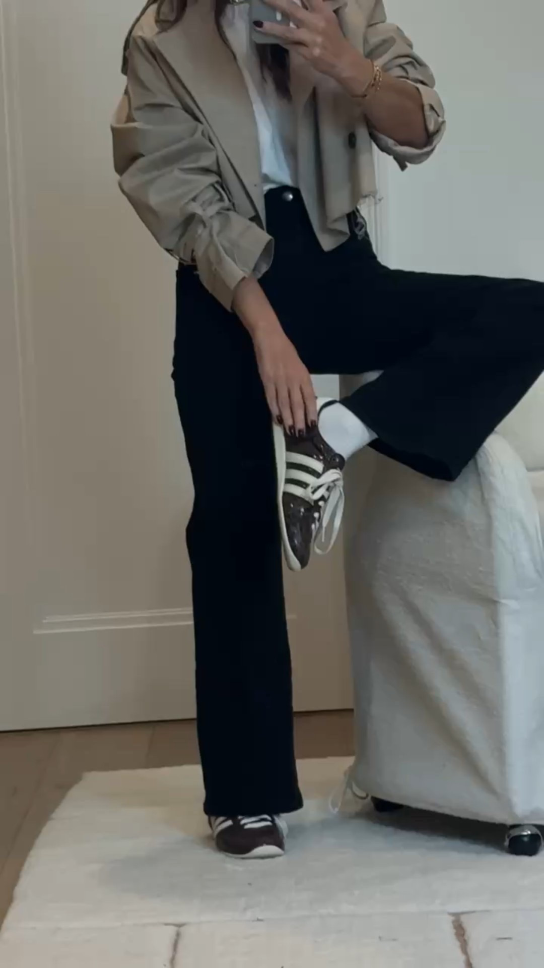 Proof that these Adidas sneakers go with everything 🖤 The perfect fall staple 

#LTKStyleTip #LTKShoeCrush #LTKSeasonal