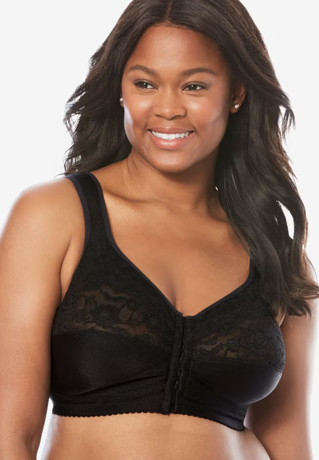 Easy Enhancer® Front-Close Wireless Bra | Woman Within