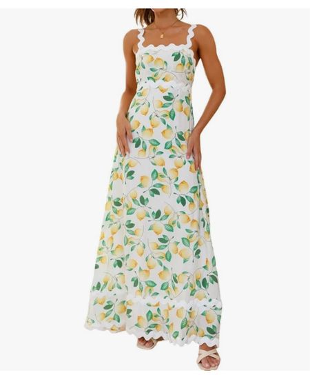 Lemon print Ric Rac maxi dress 

#LTKFindsUnder100 #LTKSeasonal #LTKFindsUnder50