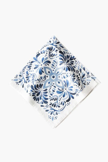 Indigo Iberian Journey Napkin | Tuckernuck (US)