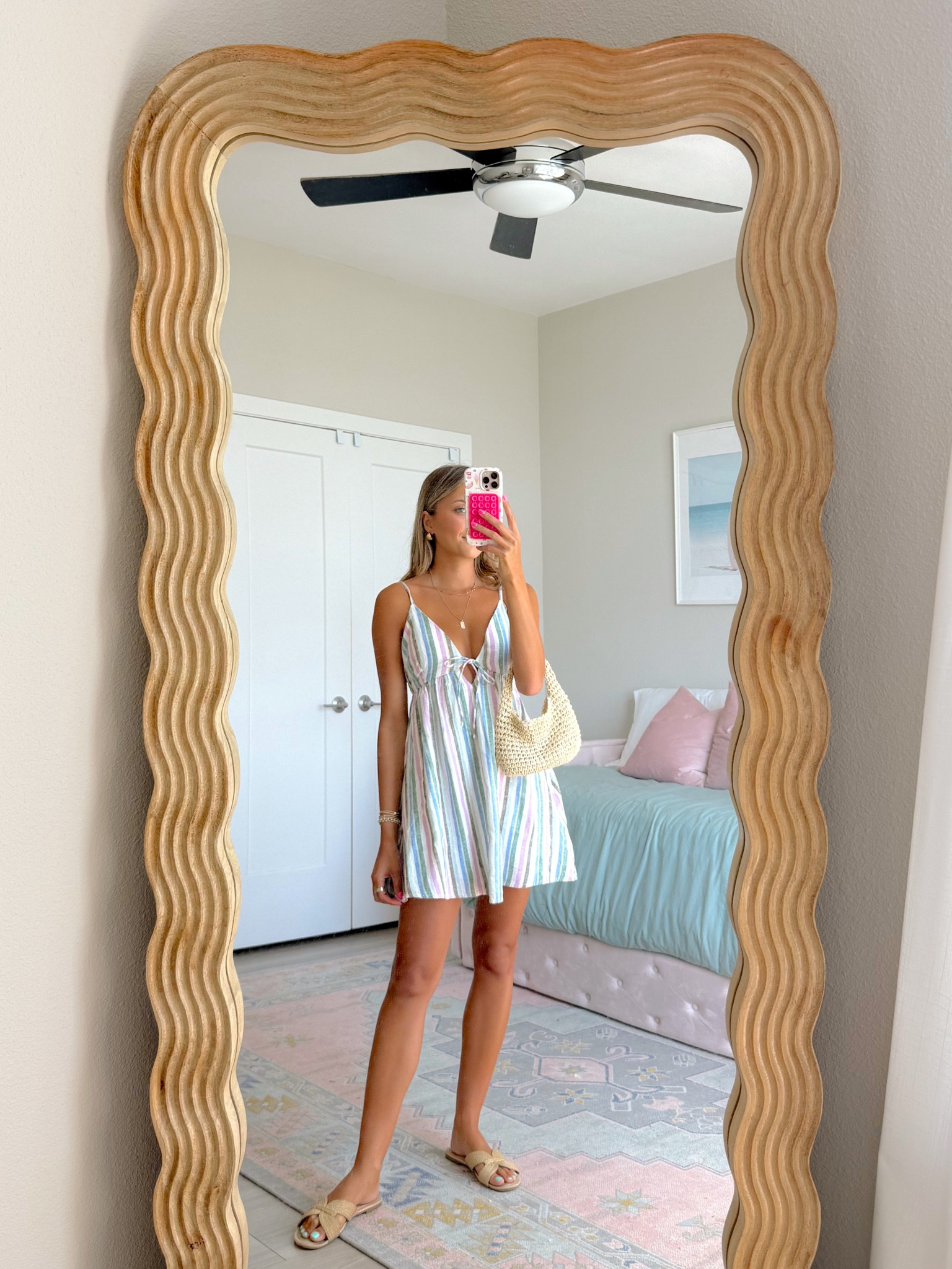 the cutest new spring outfits from Abercrombie - shop the spring sale and get an extra 25% off everything with code AFLTK 💕 wearing an XS in dresses and tops and a 24 regular in jeans and bottoms 